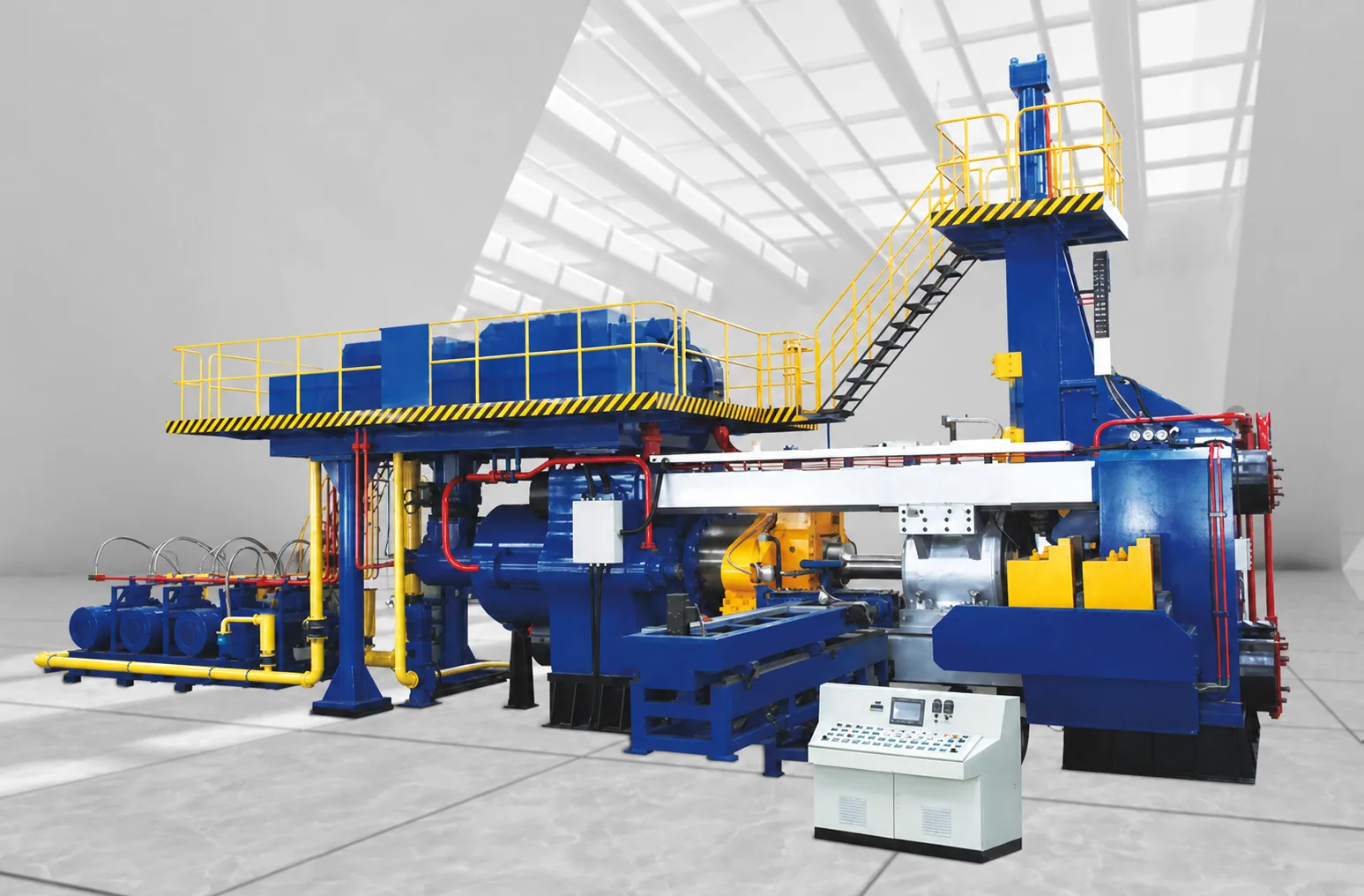 Aluminum extrusion production equipment